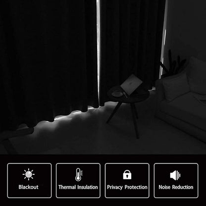 DWCN Curtains for Bedroom, Room Darkening Thermal Insulated Living Room Drapes, W52 x L72 Inches Long, Set of 2 Greyish White Grommet Panels