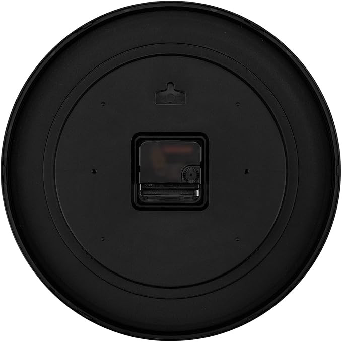 Foxtop 4 Pack Multi-Time Zone Black Wall Clock, 12 Inch Silent Non Ticking Quartz Battery Operated Round Classic Analog Wall Clock for Classroom School Office Living Room Bedroom Home