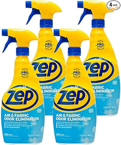 Zep Air and Fabric Odor Eliminator - 32 oz (Pack of 4) ZUAIR324 - Refresh Your Home, Office and Business