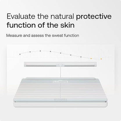 WITHINGS Body Scan - Smart Scale with Segmental Body Composition Analysis, Weighing Scales Body Weight & Vascular Age, Visceral Fat, Heart Rate, iOS/Android