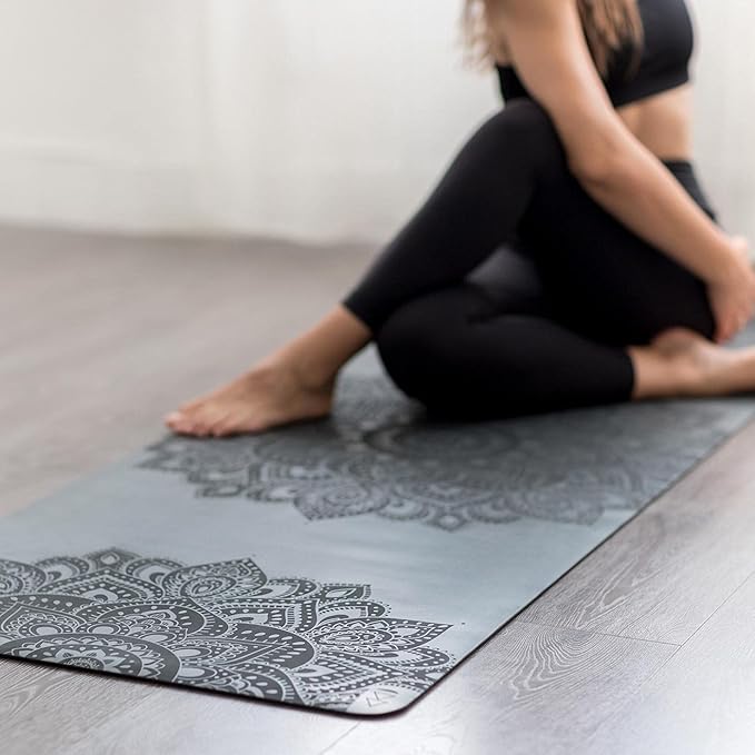 YOGA DESIGN LAB | The Infinity Mat | Luxurious Non-Slip Design Provides Unparalleled Grip to Support and Align You Beautifully | Eco-Friendly | w/Carrying Strap!