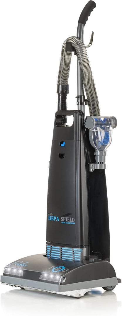 Prolux 8000 Commercial Upright Vacuum with On Board Tools, Bagged Vacuum Cleaner, Commercial Vacuum, HEPA Filter, Floor Selector Switch, 12-Amp Amtek Motor, 107 CFM Suction Power