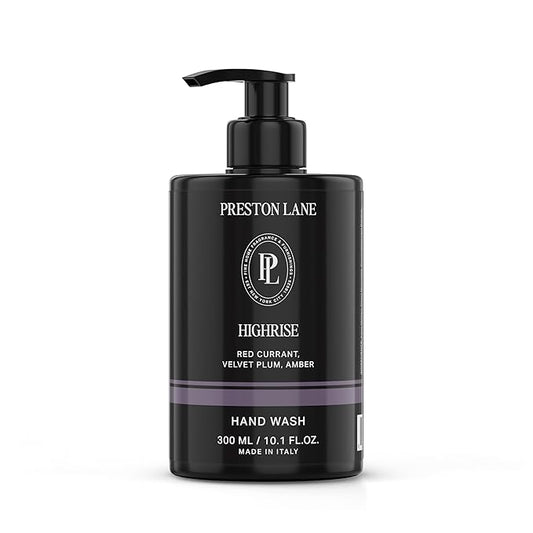 Preston Lane Luxury Hand Wash, Highrise Scent | Hydrating and Nourishing Formula with Organic Oils, Active Kiwi and Apple Water, and Vegetable Glycerin | Gentle Cleansing, Vegan and Cruelty Free