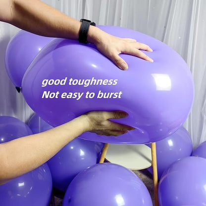 90 Pack Purple Balloons 18 inch Purple Latex Big Balloons for Party Decorations and Events ZWZLIULIAN