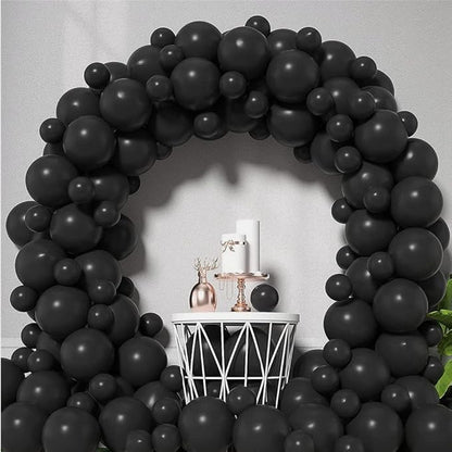 400 Pack Black Balloons, 5 Inch Black Latex Balloons Helium Balloons Party Decorations Supplies