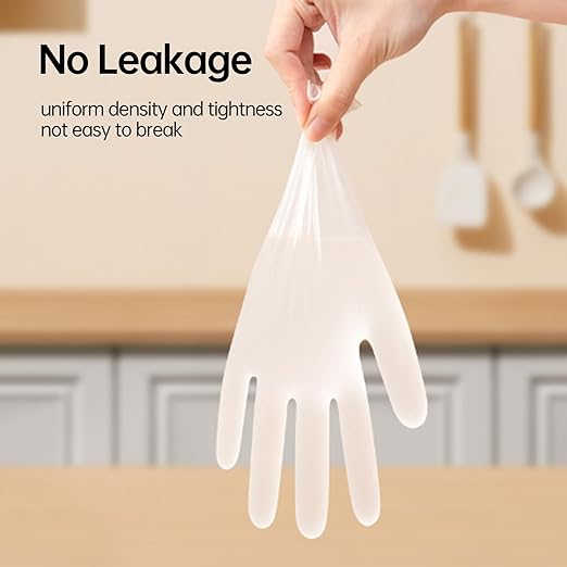 Jointown Basic Medical Clear Vinyl Exam Gloves - Latex-Free & Powder-Free - VGPF3004 (box of 100,Clear), X-Large