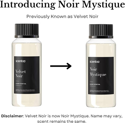 Hotel Diffuser Oil Inspired by 5-Star Hotel Scent-50 mL 1.69 fl oz-Essential Oil Blend Rose, Lemon and Musk Notes for Aromatherapy Ultrasonic & Cold Diffusers-Noir Mystique, Thanksgiving Gift