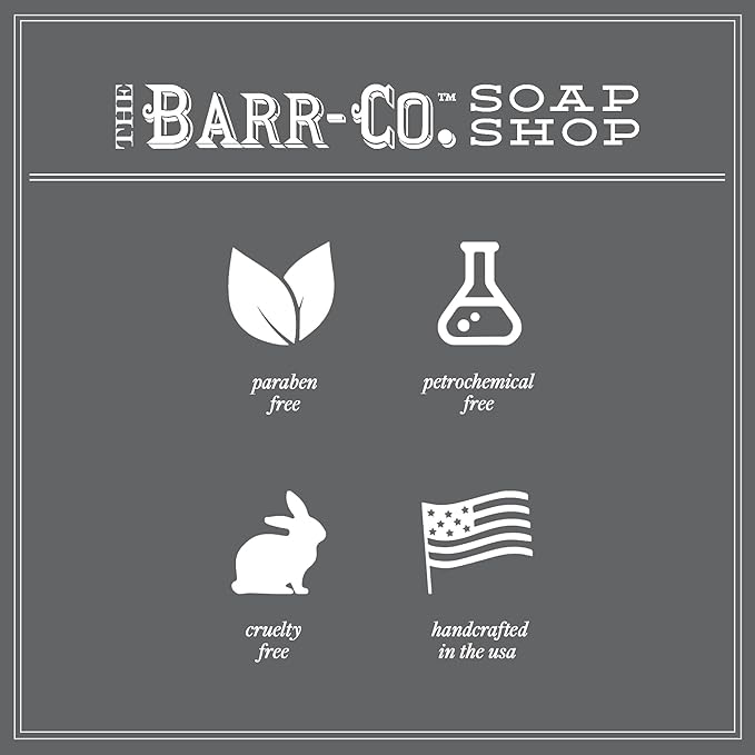BARR-CO. Hand Soap Refill – Natural Liquid Soap with Essential Oils, Vegan Formula, Blood Orange Amber 16fl oz