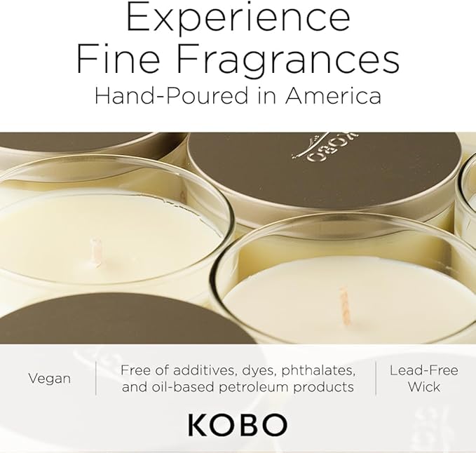 KOBO Dune Grass Scented Candle (11 oz) | Coastal Collection, 100% Pure Soy Wax Candles | Hand-Poured in USA | 80 Hour Burn | Scented Candles for Home