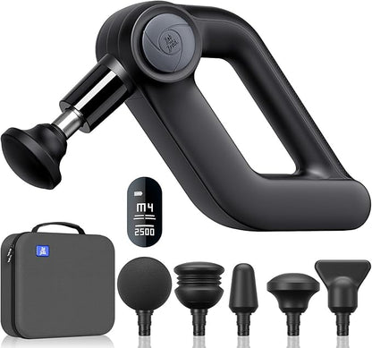 BOB AND BRAD D5 Pro Massage Gun, Powerful Percussion Massage Gun Deep Tissue with Enhanced Power for Athletes Home Gym, Handheld Muscle Massager for Pain Relief & Muscle Therapy, Ideal Gift