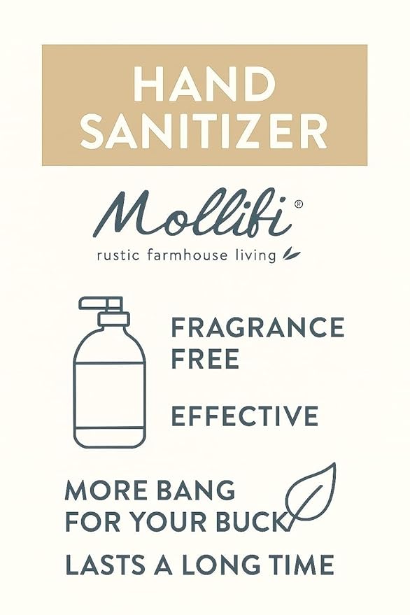 Hand Sanitizer Gel, 1/2 gallon, Fragrance Free, PK-1, Mfr: MOL9747-12_1/2GAL-A