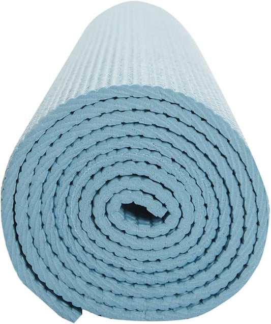 Everyday Yoga Deluxe Mat - 72"L x 24"W Non Slip Exercise Mat, Anti-Tear, 3-5mm Thickness for Yoga, Pilates & Floor Workouts
