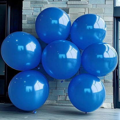 30 Pack Blue Balloons 36 Inch Blue Latex Large Balloons for Party Decorations and Events