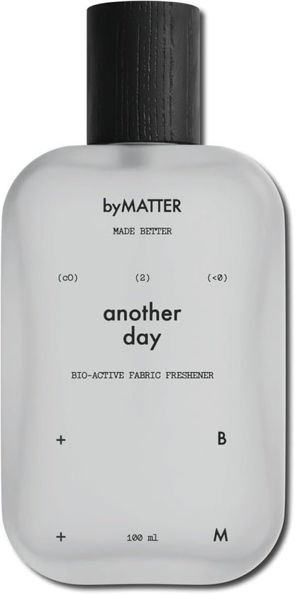 byMATTER Another Day Clothes Refresher Spray – Fabric Freshener, Luxury Perfume, Dry Wash Mist For All Clothing Types, Plant Based, Odour Eliminating, Linen Spray for Clothes (100ml / 3.4 Fl Oz)