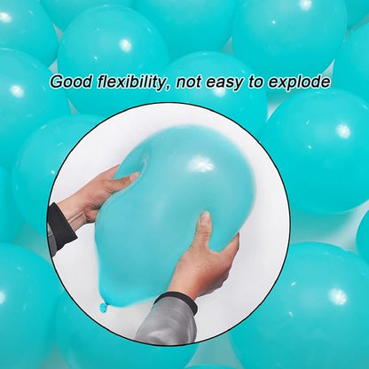 300 Pack Turquoise Teal Balloons 12 inch Turquoise Latex Balloon Bulk for Various Party Events Decorations