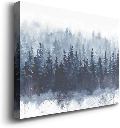 Home Decor Landscape Canvas Wall Art Abstract Floral Painting Modern Pictures Artwork Decoration for Living Room Kitchen Bathroom Office, Ready to Hang, 32x48