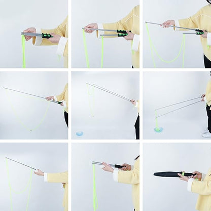 Bubble Wand,Stainless Steel Giant Bubble Wand Outdoor Toy for Kids Telescopic Design, Bubble Toys for Birthday Party, Bubble Party Favors–Works Best Bubbleventi Bubble Mix