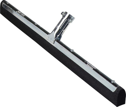 SPARTA Flo-Pac Double Foam Floor Rubber Squeegee Window Squeegee with Heavy Duty Steel Frame for Floor, Bathroom, Kitchen, Concrete, Tile, Garage, Commercial Use, 22 Inches, Black (Pack of 3)