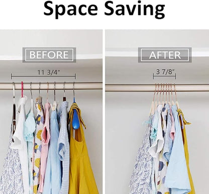 VECELO Premium Velvet Clothes Hangers Suit Heavy Duty (100 Pack)-Non Slip & Space-Saving with 12 Finger Clips & 2Tie Rack Excellent for Men and Women,Light Beige