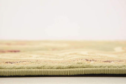 Unique Loom Versailles Collection Traditional Classic Floral Motif Area Rug (6' 0 x 6' 0 Square, Green/ Ivory)