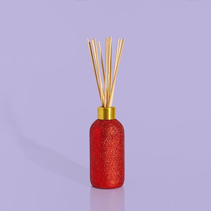 Capri Blue Glam Reed Diffuser - Red Essential Oil Diffuser for Home Decor & Room Decor - Luxury Incense Sticks - Holiday Fragrance (Volcano, 8 Fl Oz)