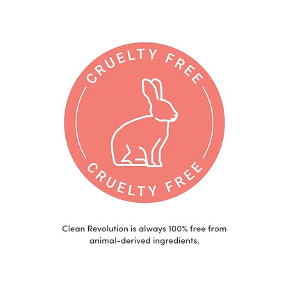 Clean Revolution Liquid Gel Hand Soap, Silky Rich Liquid, Quick Lather, Fast Rinsing, Contains Real Essential Oils (Geranium Mint) 8 Fl Oz