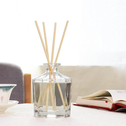 L'odeur Vill Reed Diffuser, 8.5 Oz(250ml) Moroccan Amber Bathroom Diffuser with 10 Sticks, Scented Diffuser Home Fragrance Essential Oil Reed Diffuser Set for Home Large Rooms Bathroom Shelf Decor