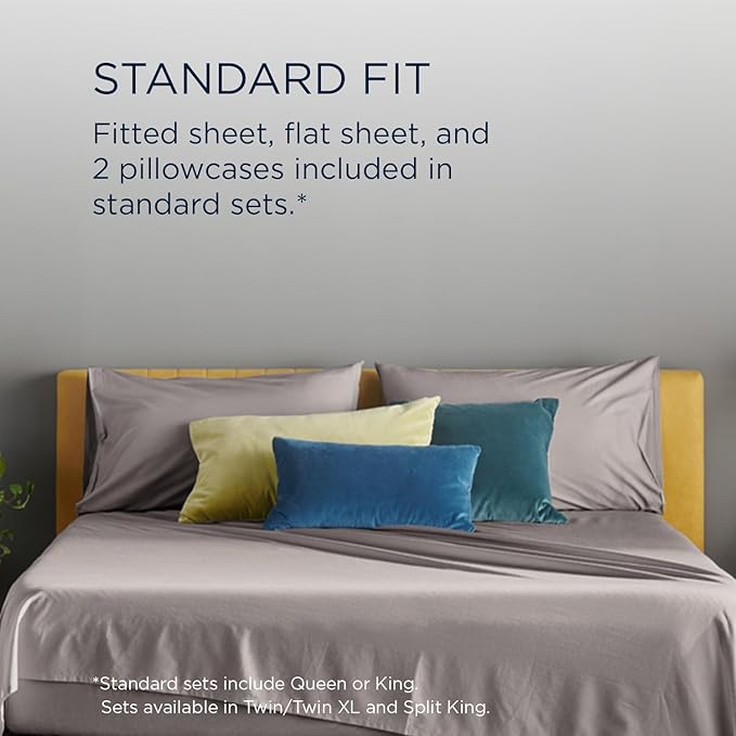 TEMPUR ProAir Sheet Set Cool Gray - Full