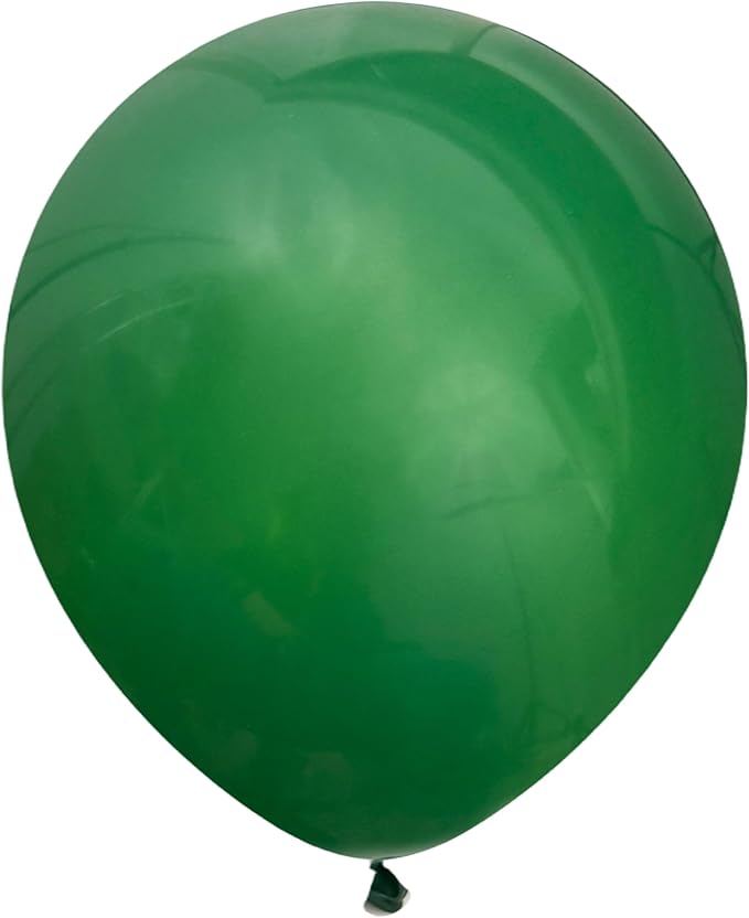 Dark Green Balloons 100 Pack, 12 Inch Dark Green Latex Balloons For Birthdays, Weddings, Baby Showers, Holidays