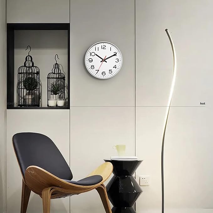 NUOVO Wall Clock Number Quartz Large Decorative Wall Clock Quiet Wall Clocks Home Office Wall Decor