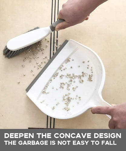 Dust Pan, Dustpan and Brush Set, Small Dust pan and Brush Set, Hand Broom and Dustpan Set for Home, Handheld Angled Dust Pans and Broom are Daily Essential Cleaning Tools for The Family.