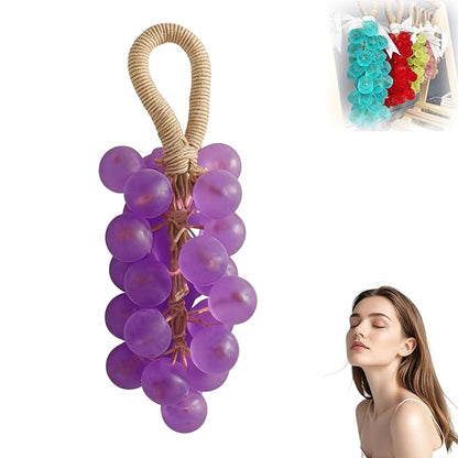 Handmade Crystal Grape Gentle Cleansing soap, Personalized Original Handmade Crystal Grape soap, Realistic Grapes Bunch Soaps Fragrance Cleaning, Smooth Skin, grape Soap DIY Kit (1, purple)