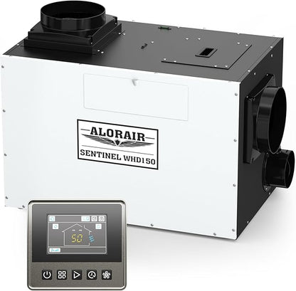 ALORAIR Whole House Dehumidifier, 140 PPD Commercial Grade Whole Home Dehumidifiers for Home, Garages, Water Damage Restoration, 3500 Sq.Ft dehumidifiers for Crawl Space