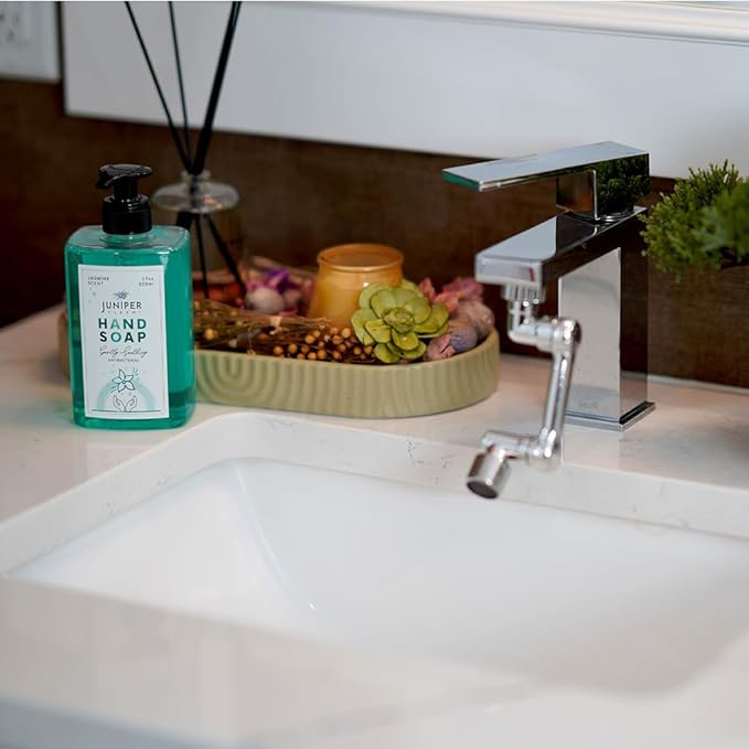 Antibacterial Hand Soap with Pump, Jasmine Scent, Liquid Hand Soap 17 Fl Oz (Pack of 1)