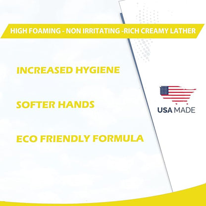 GreenFist Foaming Hand Soap Refills Jasmine Scent Jug Foam Refill Made in USA, 128 ounce (1 Gallon)