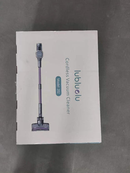 Lubluelu Cordless Vacuum Cleaner, Stick Vacuum Cordless Rechargeable with Lightweight 235W Brushless Motor, Self-Standing and Handheld Design for Carpet, Hard Floor and Pet Hair (Purple)