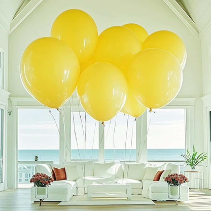 30 Pack Yellow Balloons 36 inch Yellow Latex Large Balloons for Party Decorations and Events