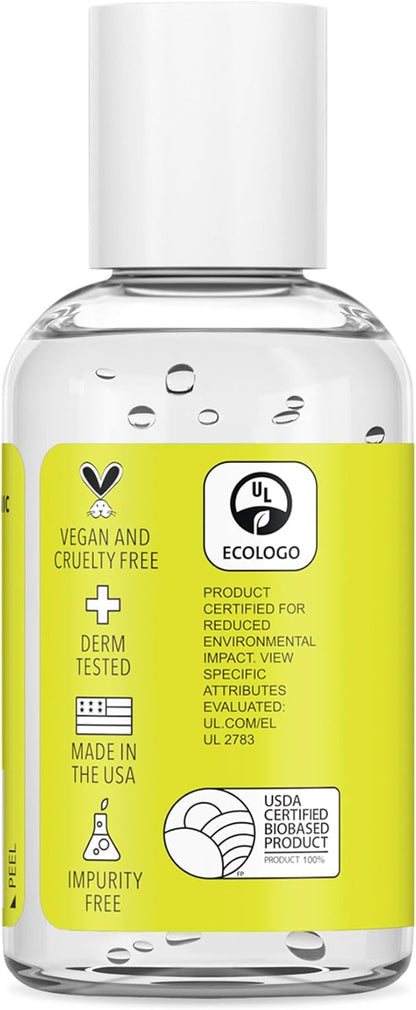 Medical Grade Hand Sanitizer Gel - 97% ORGANIC - 2 FL.OZ. PACK OF 3