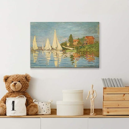 Home Decor Landscape Canvas Wall Art Abstract Floral Painting Modern Pictures Artwork Decoration for Living Room Kitchen Bathroom Office, Ready to Hang