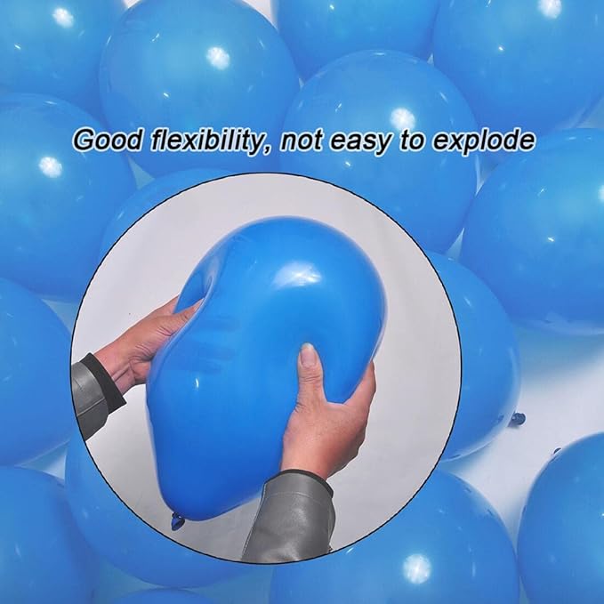 300 Pack Blue Balloons 12 inch Blue Latex Party Balloon Bulk for Various Party Events Decorations