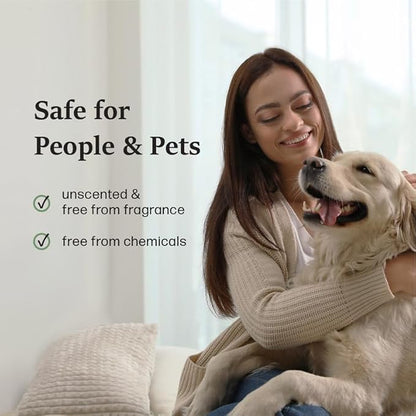 Moso Natural Air Purifying Bag 300g (10.58oz) Premium Bamboo Charcoal Odor Absorber for Home & Pet, Closet Odor Eliminator & Small Room Deodorizer, Charcoal Bags Last 2 Years, Unscented (5 Pack)