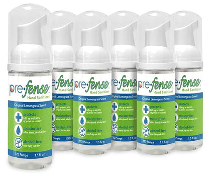 Foam Hand Sanitizer – Scented - (6 x 1.5 oz travel size)