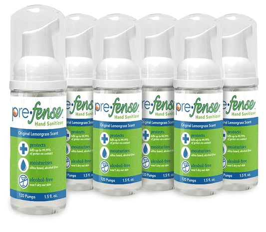 Foam Hand Sanitizer – Scented - (6 x 1.5 oz travel size)