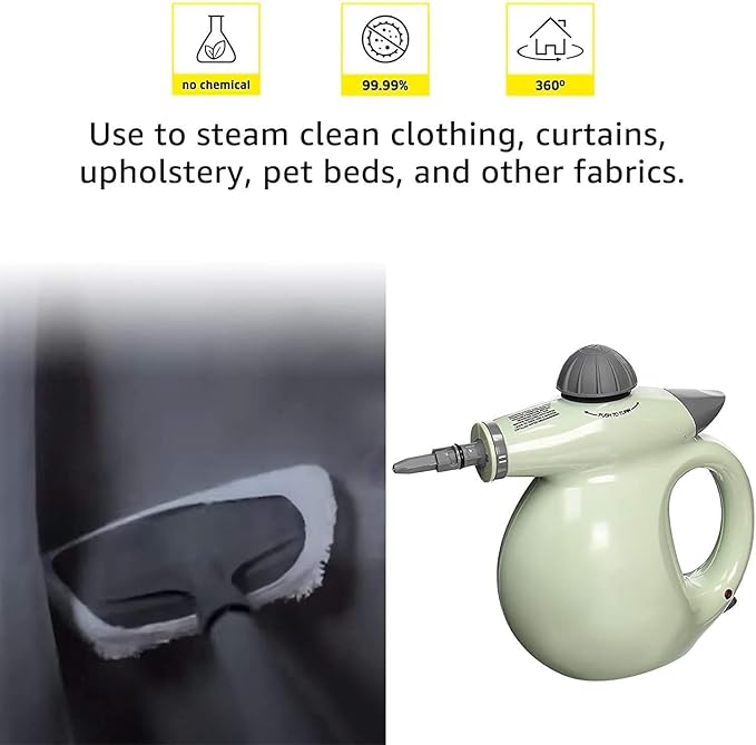 KEEPOW Universal Microfiber Cloths for Handheld Steam Cleaner Attachments Compatible with Bissell Steam Shot, Comforday, PurSteam, Washable Rags, 12 Pack