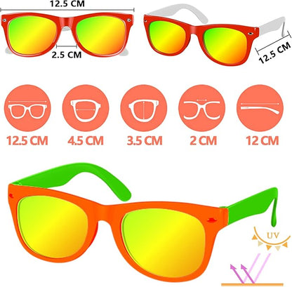 Kids Sunglasses Bulk,24Pack Kids Sunglasses with UV400 Protection,Kids Sunglasses Party Favors,for Boys Girls Age 3-8