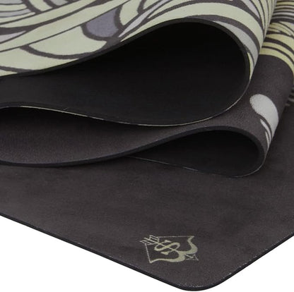 Suede yoga mat - Premium Printed Natural Eco-friendly Non-Slip Mat Great for Hot Yoga, Pilates, Workouts (72 inch x 24 inch x 3mm thick)