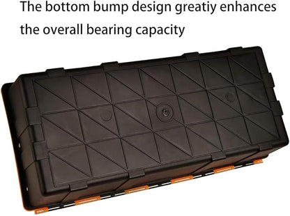 17-Inch Three-Layer Plastic Storage Box/Tool Box/Sewing Box Organizer, Multipurpose Organizer and Portable Handled Storage Case for Art Craft and Cosmetic (Style A)