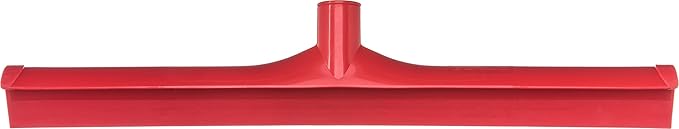 SPARTA 3656705 Plastic Floor Squeegee, Shower Squeegee, Heavy Duty Squeegee With Rubber Blade For Windows, Glass, Shower Doors, Floors, Windshields, 20 Inches, Red