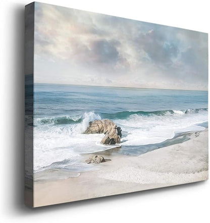 Wexford Home Decor Landscape Canvas Wall Art Abstract Floral Painting Modern Pictures Artwork Decoration for Living Room Kitchen Bathroom Office, Ready to Hang, 8x12