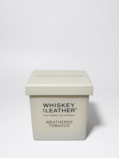 Sand + Fog Scented Candle - Weathered Tobacco – Additional Scents and Sizes – 100% Cotton Lead-Free Wick - Luxury Air Freshening Jar Candles - Perfect Home Decor – 16oz